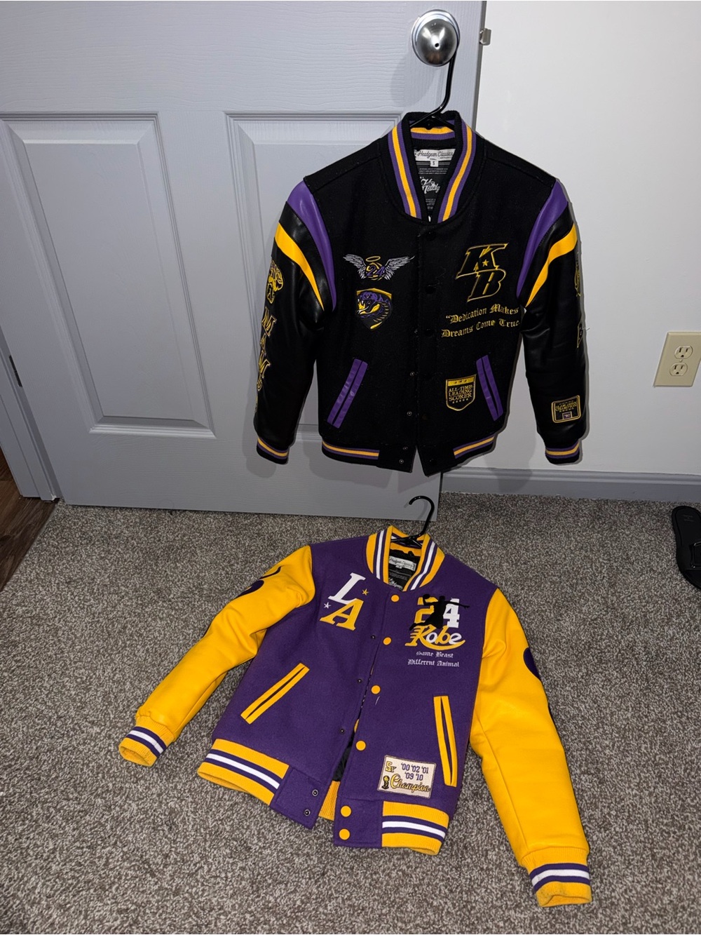 2 For 1 Kobe Bryant varsity jackets